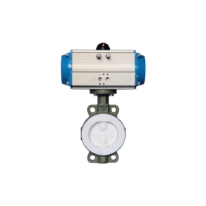 Van Bướm PTFE Điều Khiển Khí Nén HP Actuator