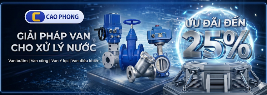 Van xử lý nước công nghiệp