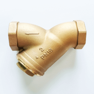 Lọc Y đồng KITZ PN16YE - PN16, ren BSPT/PT, lưới inox
