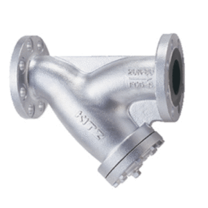 Lọc Y gang KITZ 16FDYB - JIS16K, bích JIS16K, chịu nhiệt 350°C, lưới inox