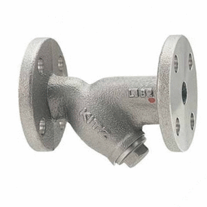 Lọc Y inox KITZ UYB - JIS10K, ren/bích JIS10K, toàn inox, seal PTFE