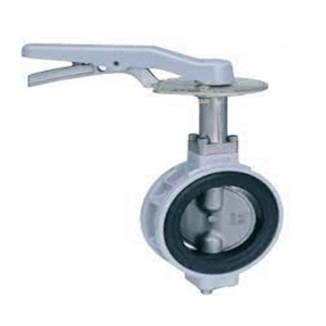 Van bướm nhôm KITZ 10XJMEA - JIS10K, Wafer tay gạt, đĩa inox, cổ inox