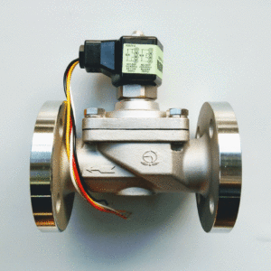 Van điện từ VENN PF22-W - AC100/200V, bích, DN15-50, đa lưu chất, 0-10 bar, 5-180°C