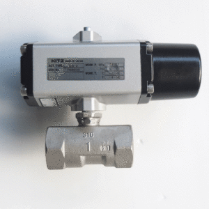 Van bi inox 316 điều khiển khí nén KITZ CS-UTE - tác động đơn (fail-safe), ren BSPT