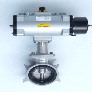 Van bướm điều khiển khí nén KITZ FAS-550LA - tác động đơn (fail-safe), bích JIS10K