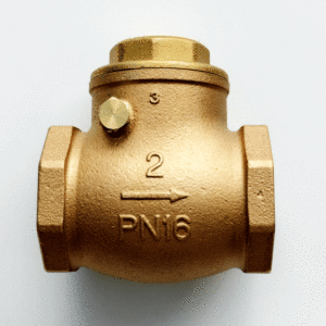 Van 1 chiều đồng KITZ PN16R - PN16, lá lật, kết nối ren BSPT/PT