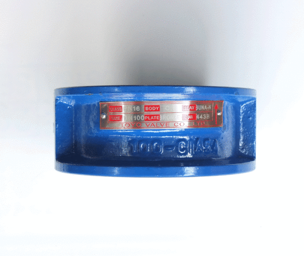Van Một Chiều Cánh Bướm Gang TOYO 443B – PN16 wafer, dual plate, lò xo inox