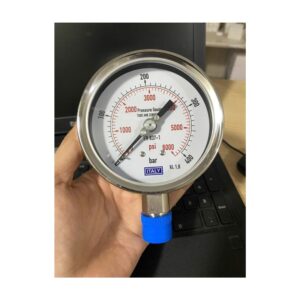 Đồng Hồ Áp Suất Italy Phi 100mm Full Inox 0-400 bar
