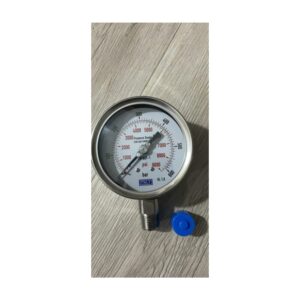 Đồng Hồ Áp Suất Italy Phi 100mm Full Inox 0-600 bar