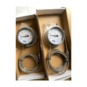 Đồng Hồ Đo Nhiệt Độ Dây Italy Phi 100 Inox 304 Dây 3m 0-350°C