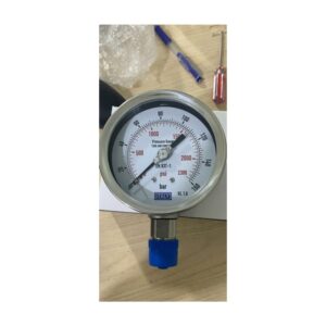 Đồng Hồ Áp Suất Italy Phi 100mm Full Inox 0-160 bar