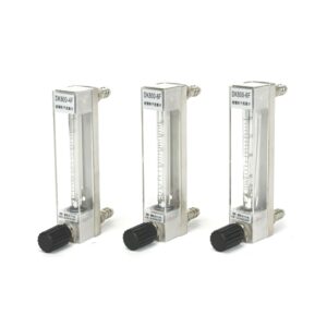 Lưu lượng kế LZB-DK800 mini, đo khí, ống thủy tinh, vỏ inox