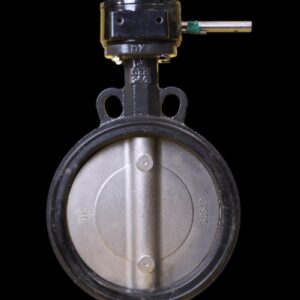 Van Bướm Gang DK Tay Quay Vô Lăng – Wafer PN16 Đĩa Inox