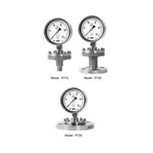 Đồng hồ áp suất màng WISE P710 P720 P730 series inox CE