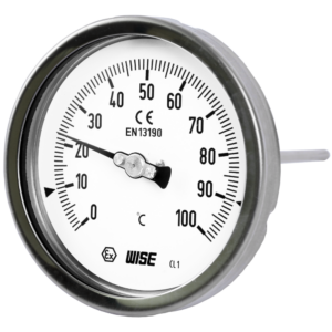 Đồng hồ nhiệt độ WISE T110 inox toàn bộ