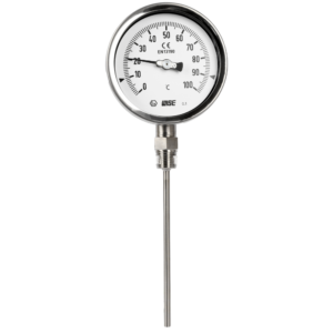Đồng hồ nhiệt độ WISE T120 inox toàn bộ