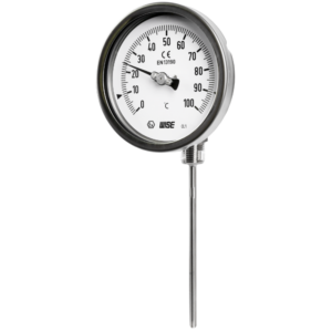 Đồng hồ nhiệt độ WISE T140 chân sau bimetal