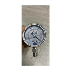 Đồng Hồ Áp Suất Italy Phi 63mm Full Inox -1 → 0 bar