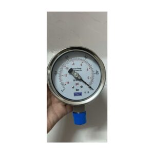 Đồng Hồ Áp Suất Italy Phi 100mm Full Inox -1 → 0 bar